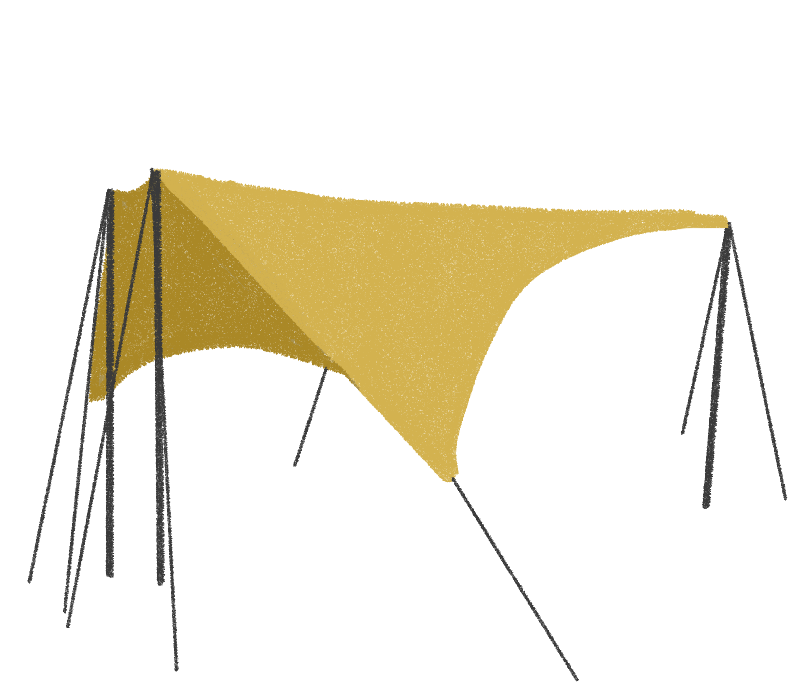 ロッジ型テント